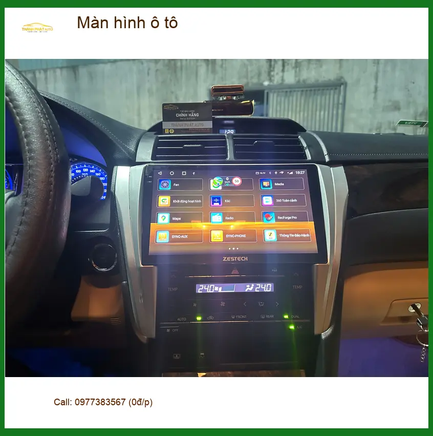 Anh Phong lắp màn hình ô tô cho Hyundai Creta tại Thủ Đức để tiện lợi di chuyển