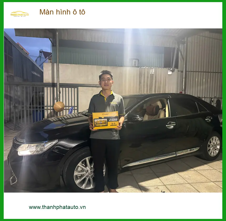 Anh Quang lắp màn hình ô tô thông minh cho Hyundai Accent tại Quận 2 để giải trí