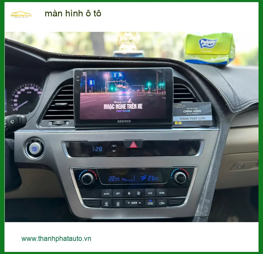 Anh Khang lắp màn hình ô tô Hyundai Creta tại Quận 12 vì màn hình zin chậm ảnh thực tế 2