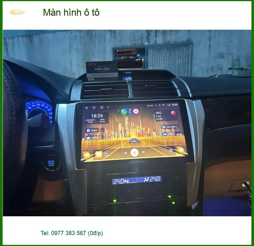 Anh Khang lắp màn hình ô tô cho Mazda 3 tại Quận 3 để nâng tầm tiện ích