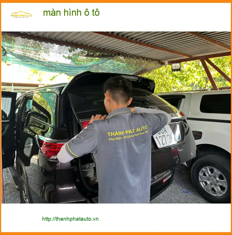 Cô Loan nâng cấp màn hình ô tô VinFast Lux A2.0 tại Quận 12, cần giải trí. ảnh thực tế 2
