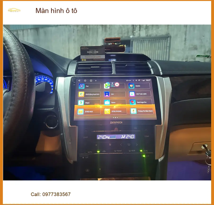 Anh Khang lắp màn hình ô tô cho Mazda 3 tại Quận 3 để nâng tầm tiện ích ảnh thực tế 2