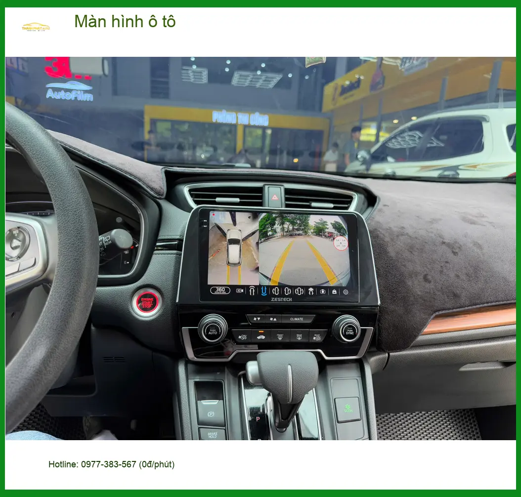 Chị Diễm lắp màn hình ô tô Hyundai Creta tại Quận Tân Bình vì màn zin thiếu tính năng