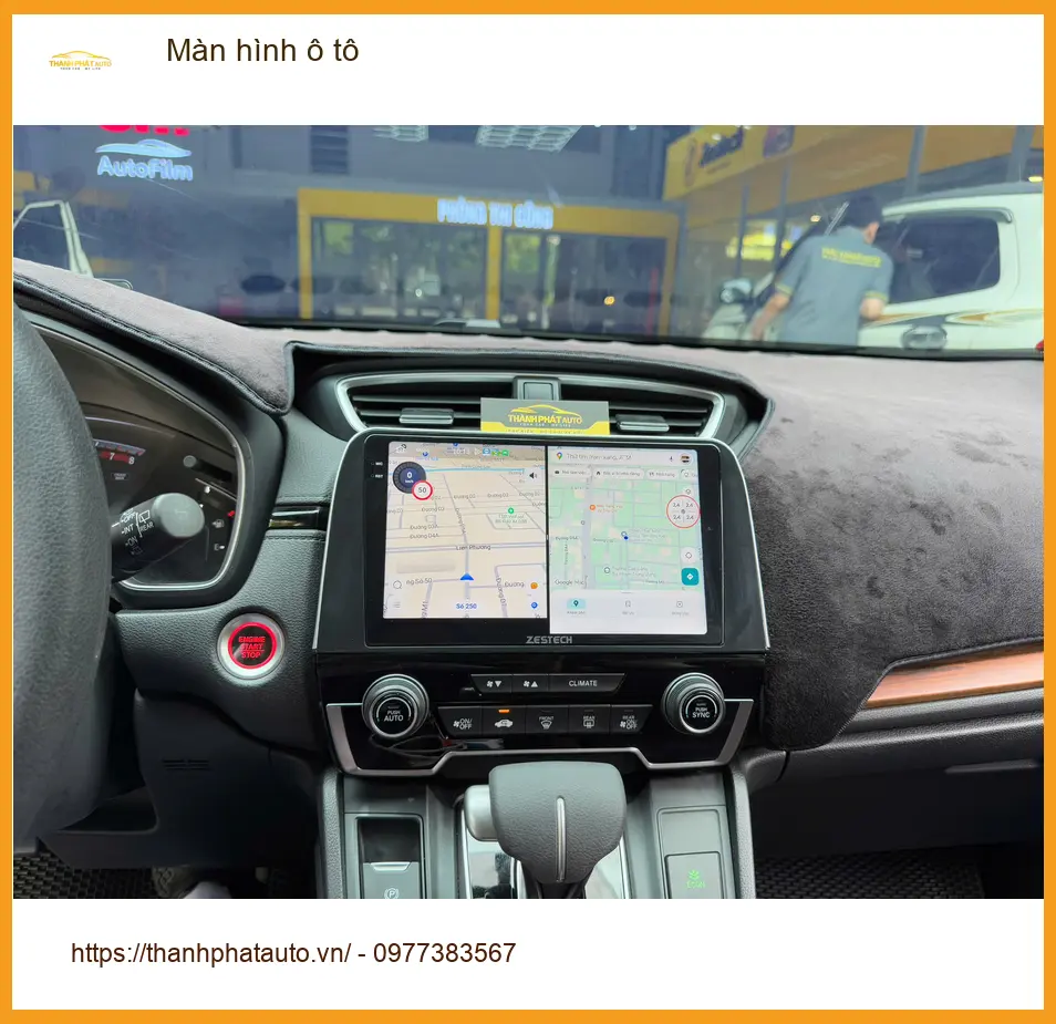 Chị Diễm lắp màn hình ô tô Hyundai Creta tại Quận Tân Bình vì màn zin thiếu tính năng ảnh thực tế 3