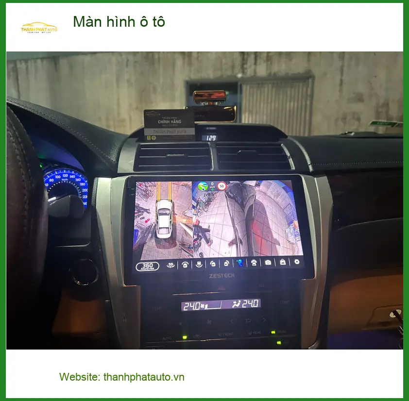 Địa chỉ lắp màn hình ô tô cho Mazda 3 của Anh Khôi tại Quận 1. ảnh thực tế 4