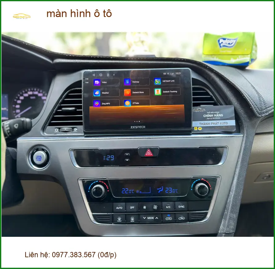 Anh Minh nâng cấp màn hình ô tô cho Honda CRV tại Quận Huyện Nhà Bè để tiện dẫn đường