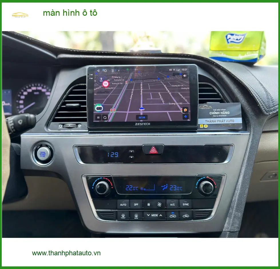 Anh Minh nâng cấp màn hình ô tô cho Honda CRV tại Quận Huyện Nhà Bè để tiện dẫn đường ảnh thực tế 2