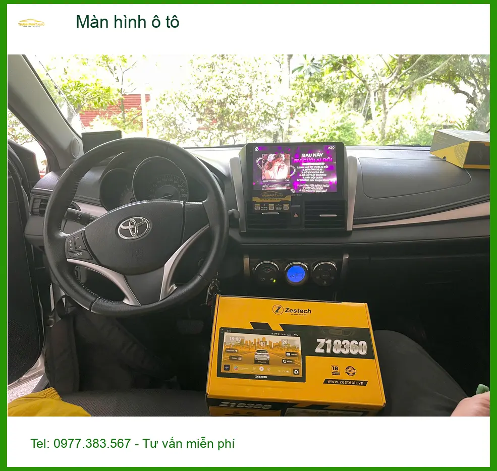 Anh Kiên lắp màn hình ô tô cho Hyundai Creta tại Quận 2 để tiện dẫn đường