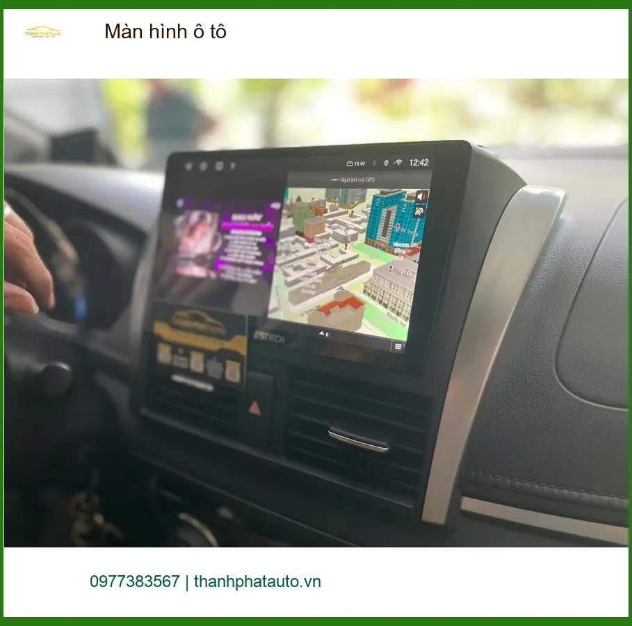 Anh Kiên lắp màn hình ô tô cho Hyundai Creta tại Quận 2 để tiện dẫn đường ảnh thực tế 2
