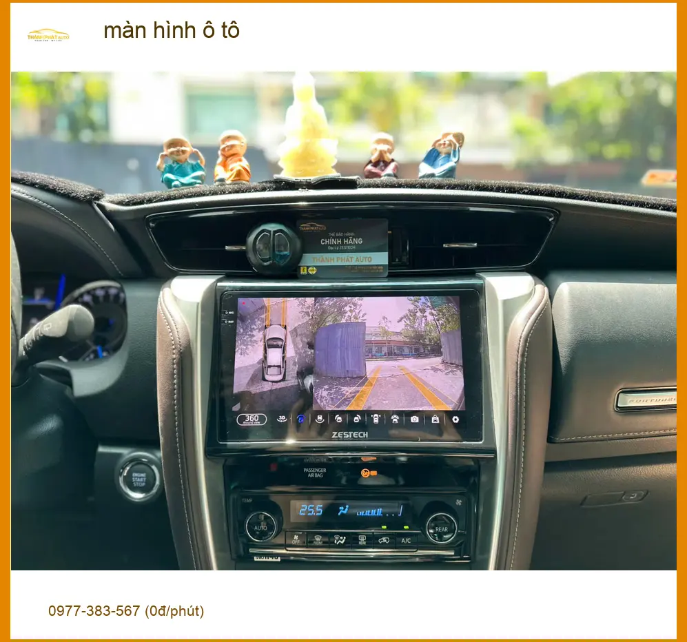 Chị Thảo lắp màn hình ô tô Zestech cho Toyota Raize tại Quận Gò Vấp ảnh thực tế 4