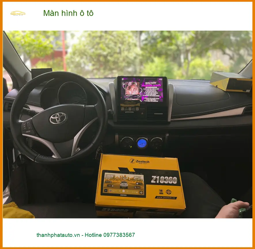 Anh Kiên lắp màn hình ô tô cho Hyundai Creta tại Quận 2 để tiện dẫn đường ảnh thực tế 4