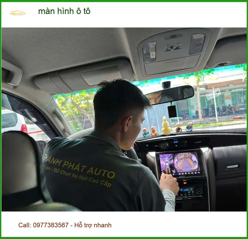 Chị Thảo lắp màn hình ô tô Zestech cho Toyota Raize tại Quận Gò Vấp ảnh thực tế 5