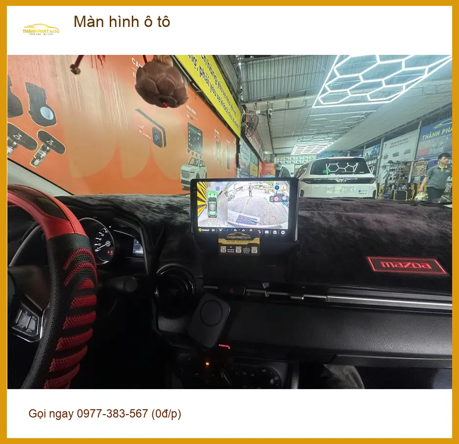 Anh Trọng lắp màn hình ô tô Toyota Vios tại Quận 1 để có dẫn đường thông minh