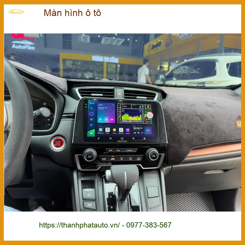 Anh Tùng lắp màn hình ô tô cho Toyota Vios tại Quận 11 màn hình cũ bị lỗi ảnh thực tế 4