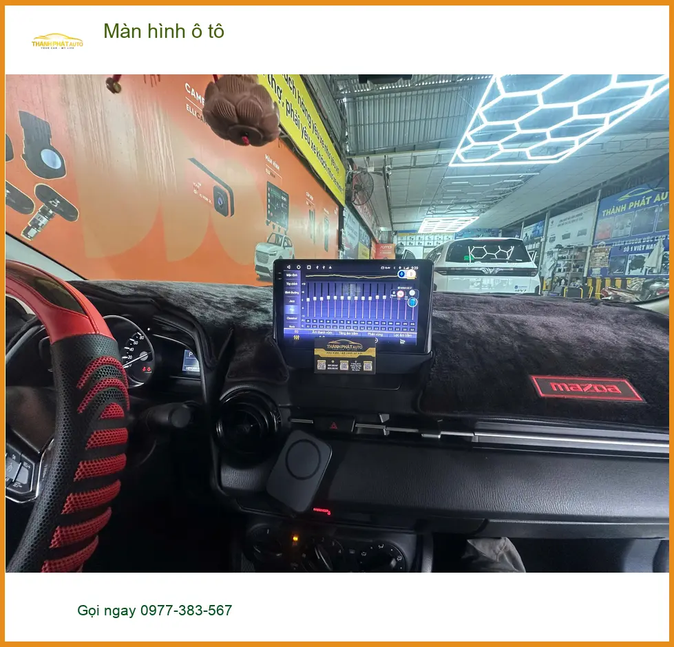 Anh Trọng lắp màn hình ô tô Toyota Vios tại Quận 1 để có dẫn đường thông minh ảnh thực tế 5
