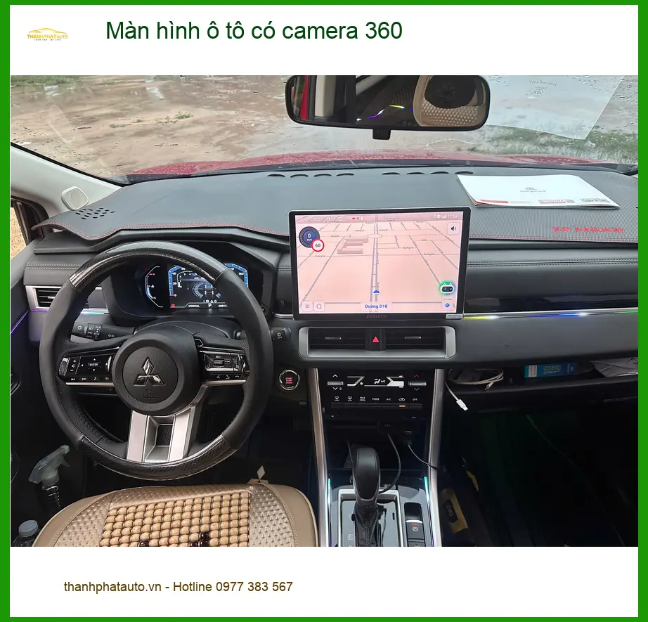 Chú Lâm lắp màn hình ô tô có camera 360 cho Toyota Cross tại Hóc Môn để lái xe an toàn hơn ảnh thực tế 2