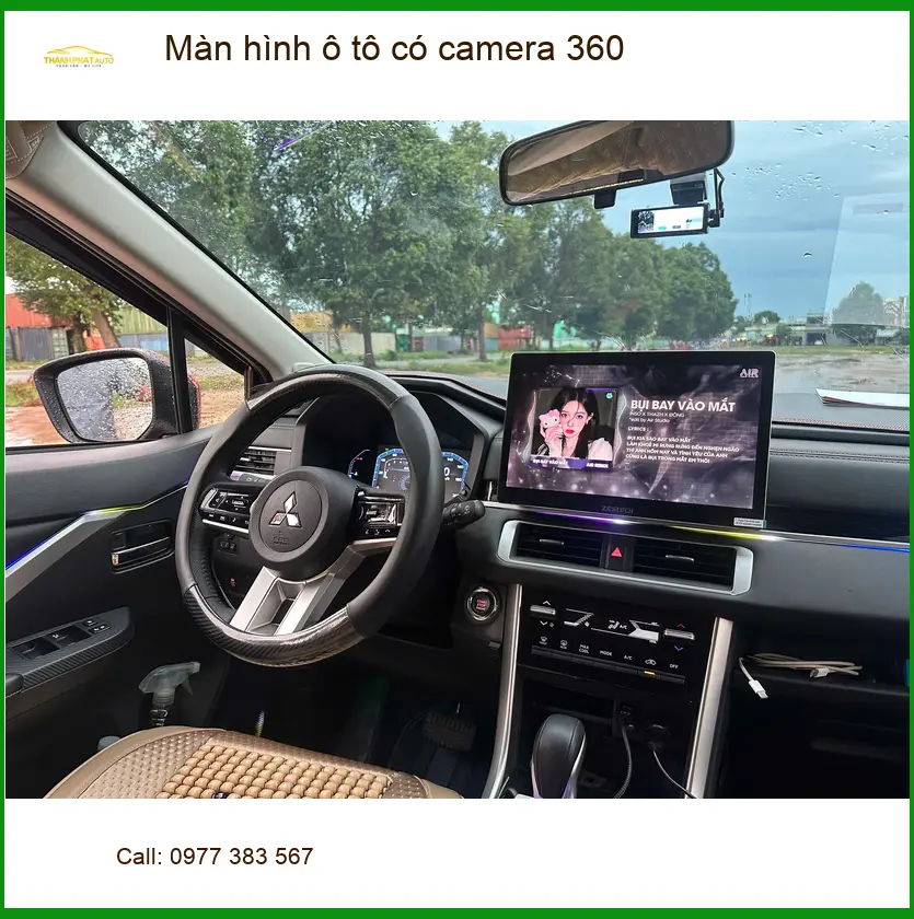 Bác Toàn lắp màn hình ô tô có camera 360 cho Toyota Camry ở Nhà Bè ảnh thực tế 2