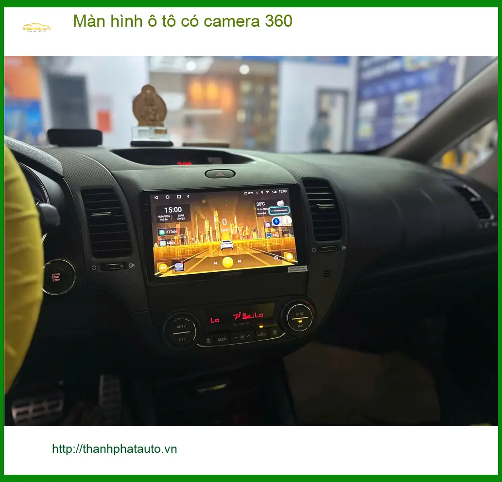 Anh Cường lắp màn hình ô tô có camera 360 cho Honda CR-V ở Quận 10 ảnh thực tế 2