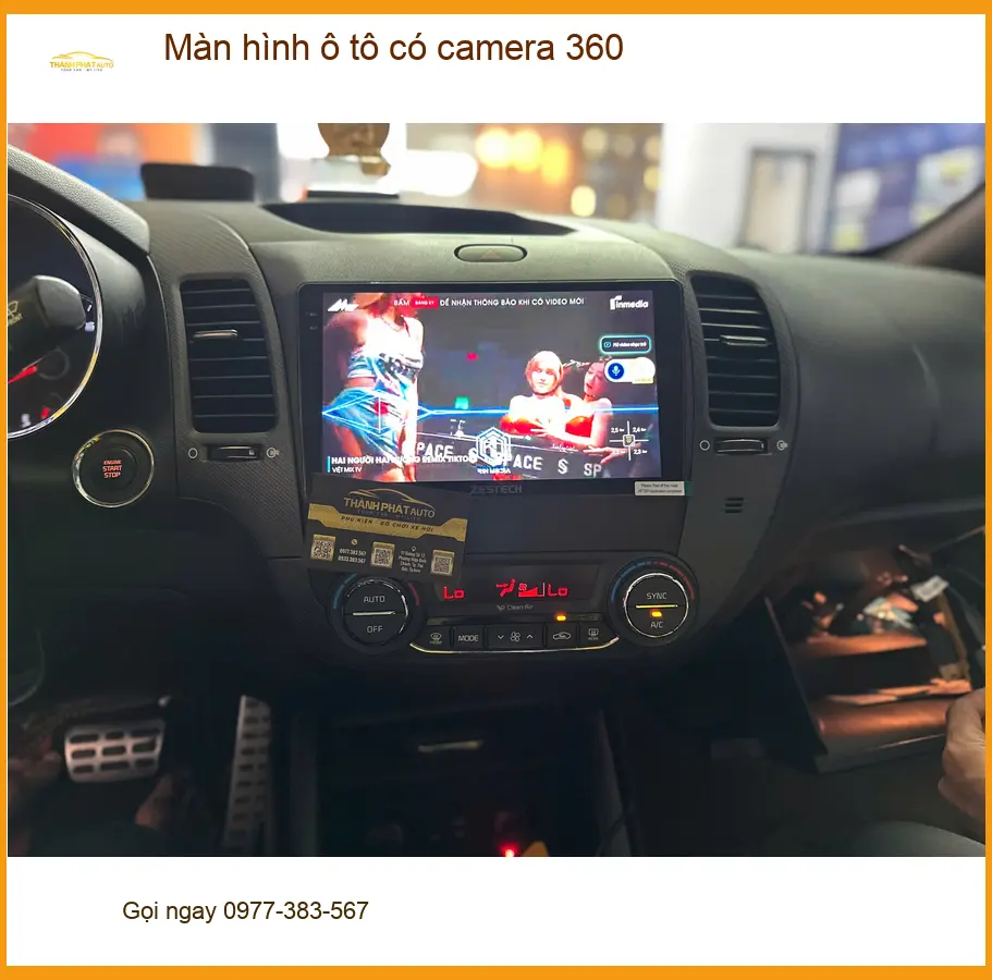 Anh Cường lắp màn hình ô tô có camera 360 cho Honda CR-V ở Quận 10 ảnh thực tế 4