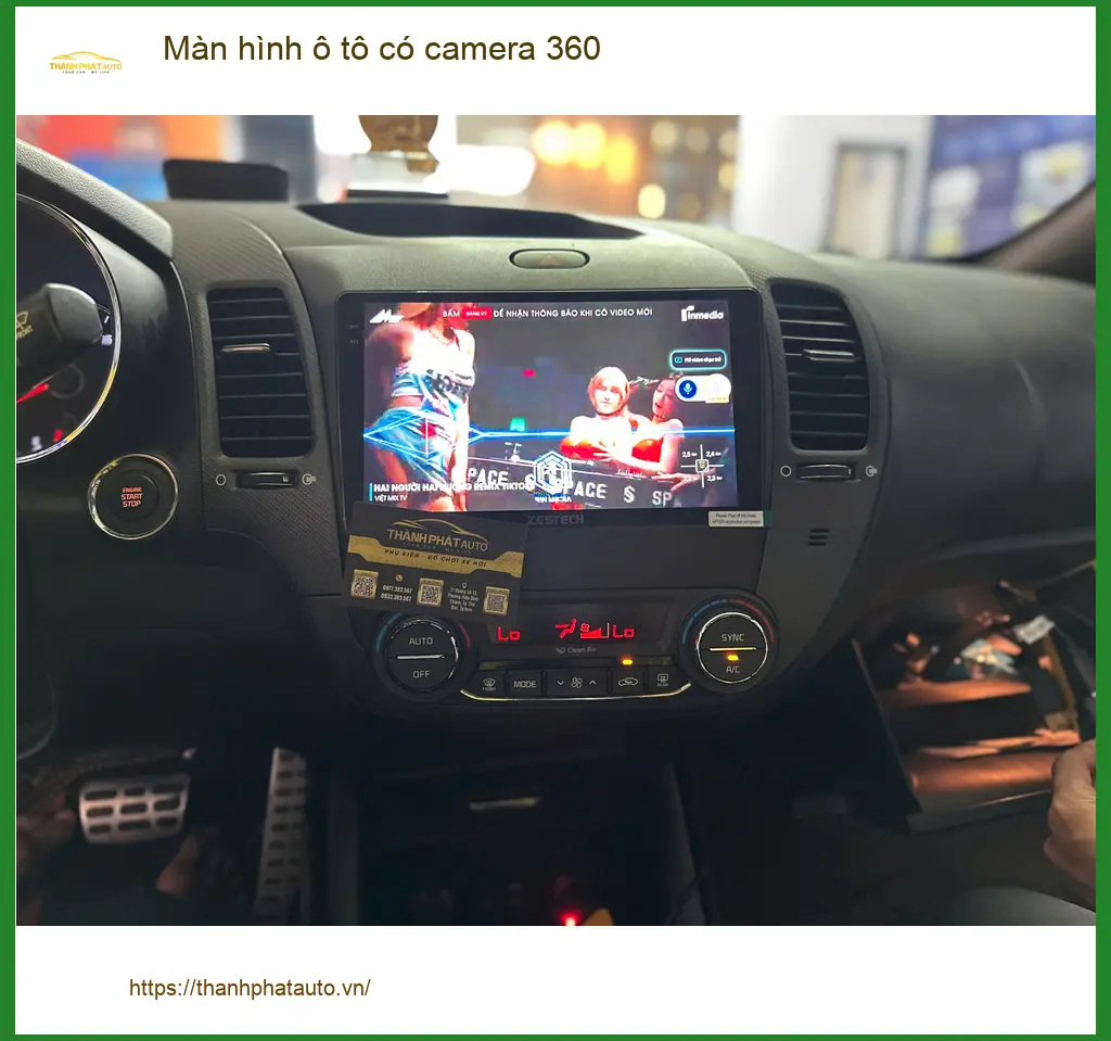 Anh Tấn Phát lắp màn hình ô tô có camera 360 cho Xpander tại Hóc Môn ảnh thực tế 2