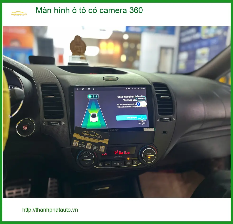 Anh Tấn Phát lắp màn hình ô tô có camera 360 cho Xpander tại Hóc Môn ảnh thực tế 5