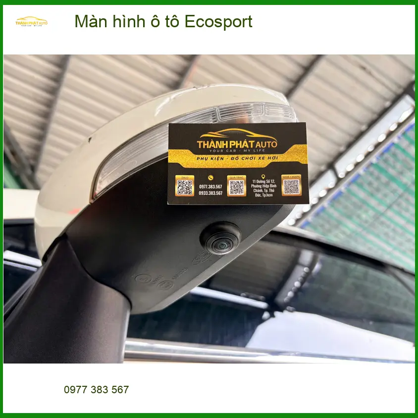 Anh Tùng lắp màn hình ô tô cho Ford Ecosport tại Quận 2 vì màn zin đã lỗi thời ảnh thực tế 2