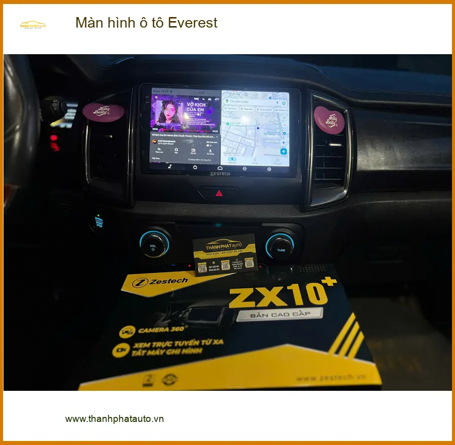 Anh Minh lắp màn hình ô tô Ford Everest tại Quận 2 để trải nghiệm lái thêm thông minh ảnh thực tế 5
