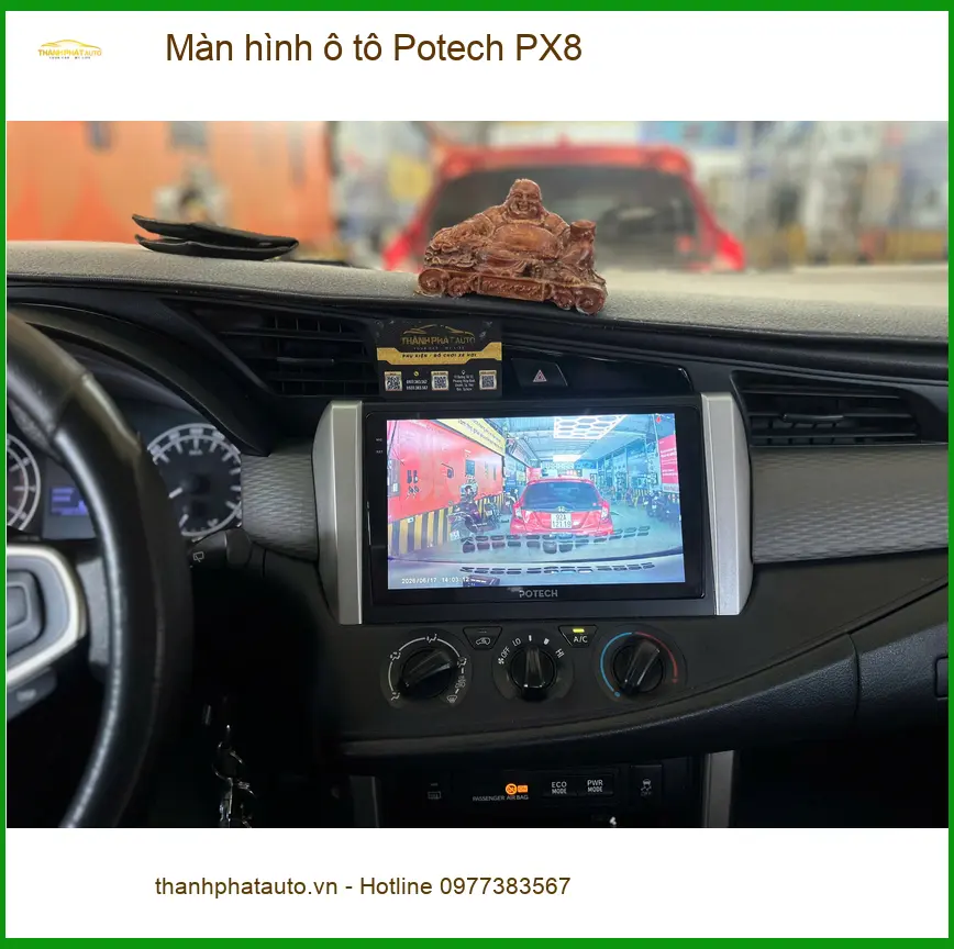 Anh Cường nâng cấp màn hình Potech PX8 chính hãng cho Hyundai Creta Quận 9
