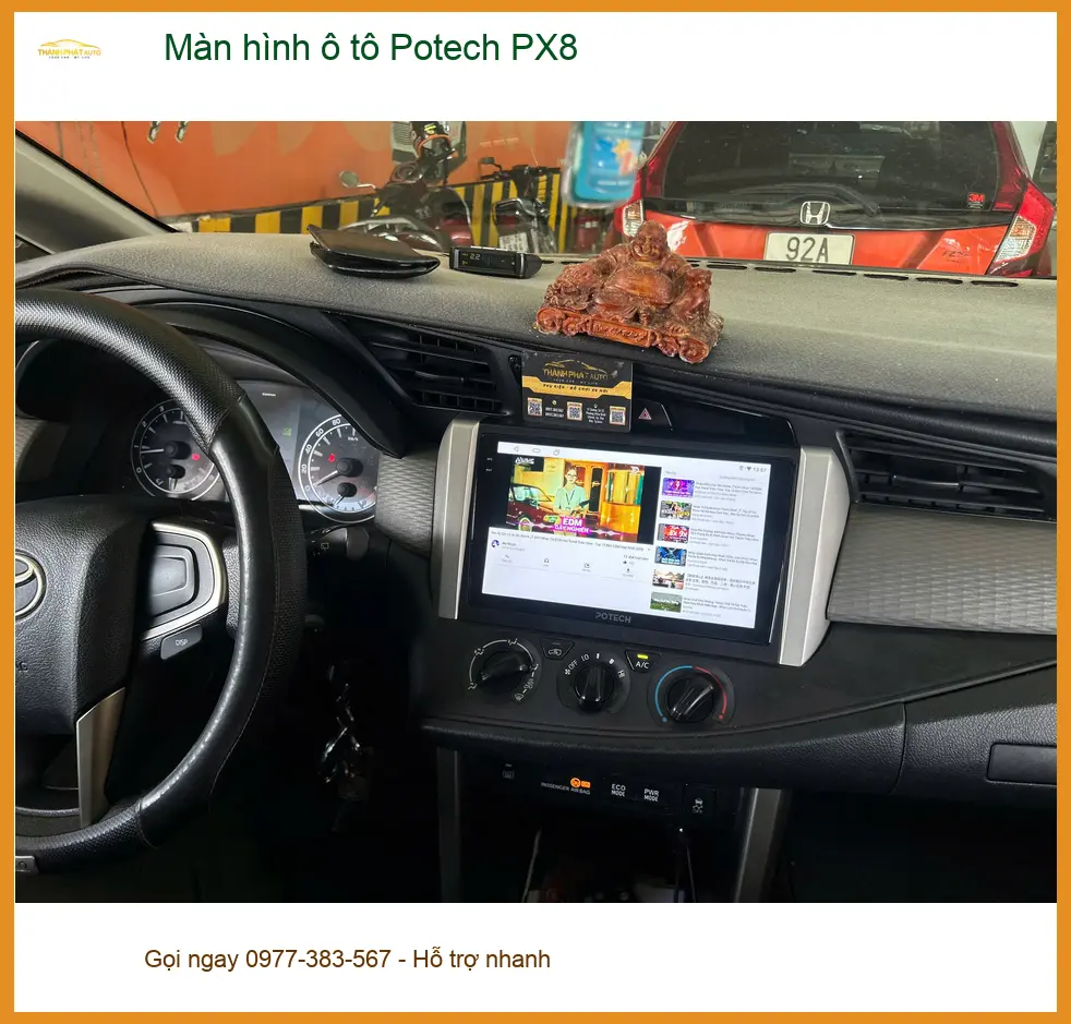 Anh Cường nâng cấp màn hình Potech PX8 chính hãng cho Hyundai Creta Quận 9 ảnh thực tế 4
