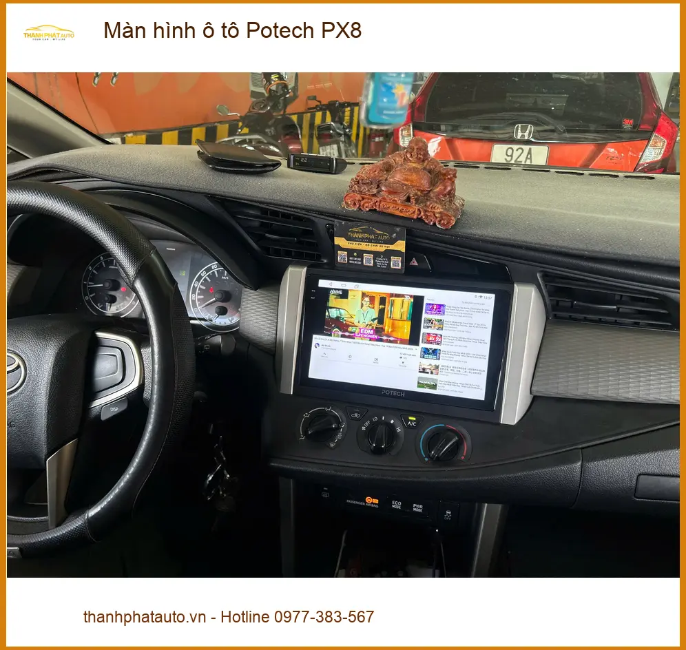 Anh Thiện nâng cấp Màn hình ô tô Potech PX8 cho Kia K3 tại Quận Bình Tân ảnh thực tế 4