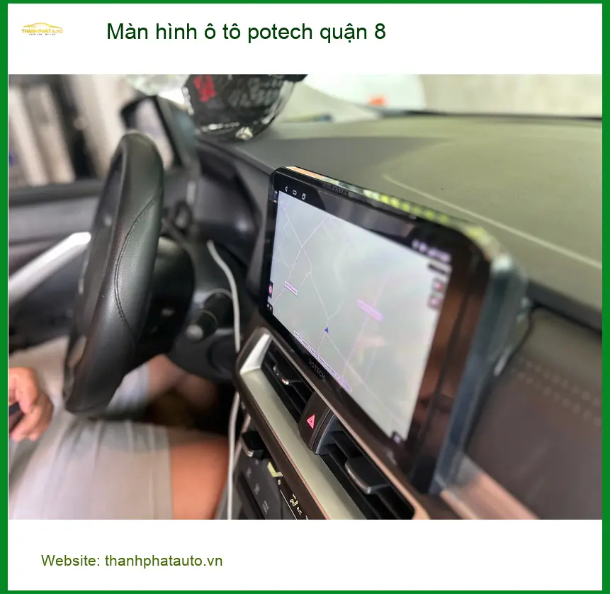 Trung Tâm Gắn Màn Hình Android Ô Tô Potech Quận 8 - Nâng Cấp Chính Hãng ảnh thực tế 2