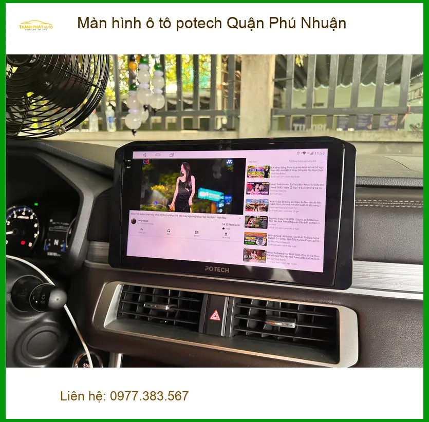 Địa Chỉ Lắp Màn Hình Android Ô Tô Potech Quận Phú Nhuận - Giá Tốt TPHCM