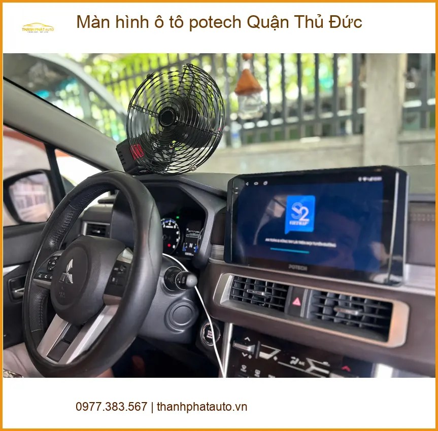 Nơi Lắp Màn Hình Android Ô Tô hình ô tô potech Tại Quận Thủ Đức - Giá Tốt TPHCM