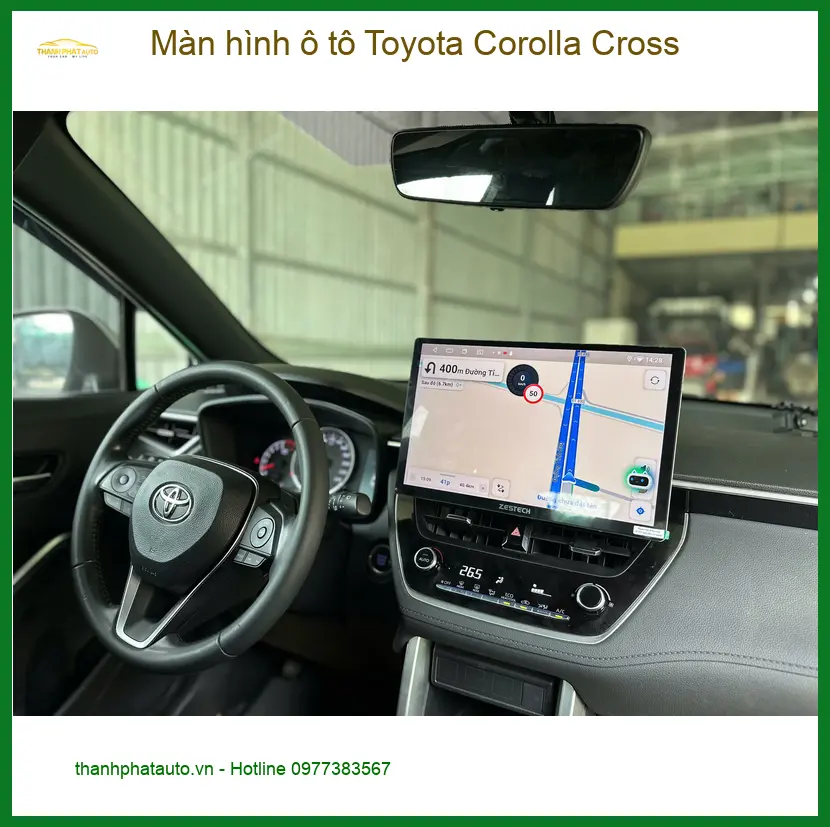 Anh Cường lắp màn hình ô tô Toyota Corolla Cross uy tín tại Thủ Đức