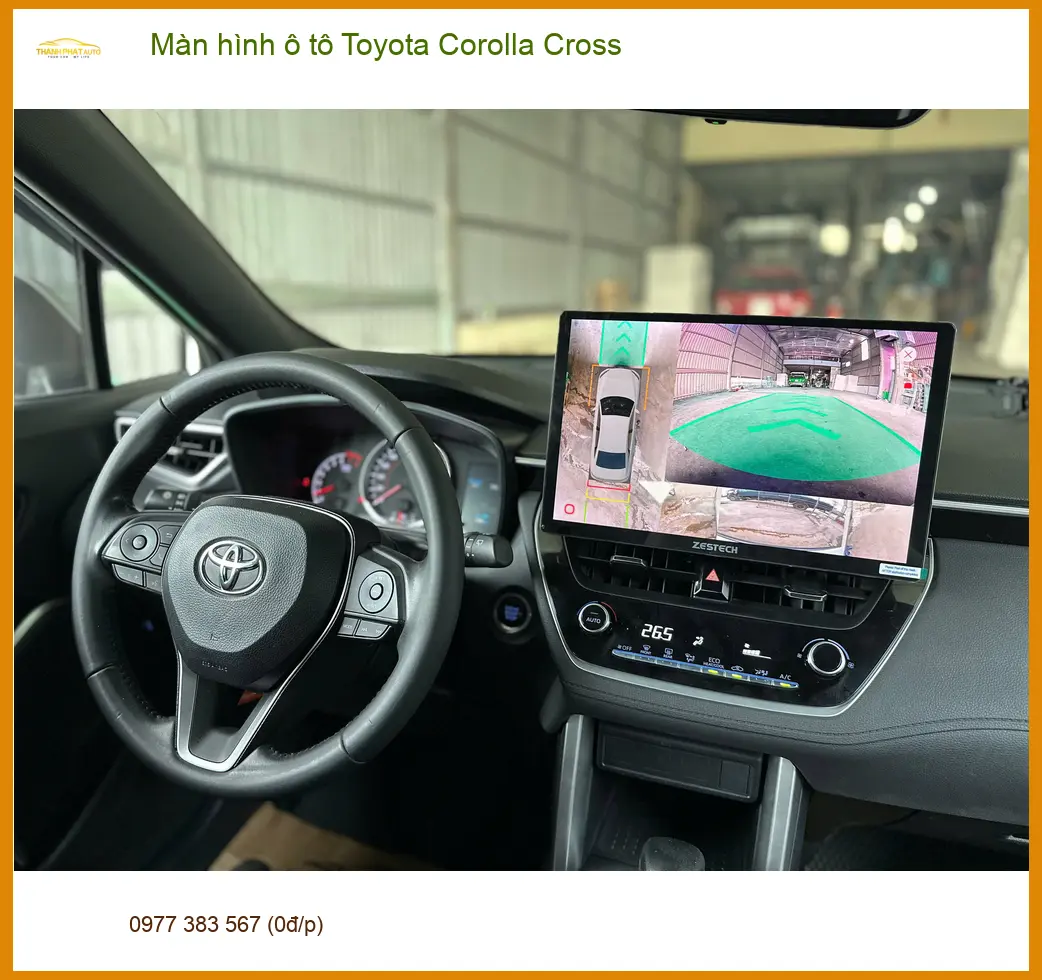 Anh Kiên lắp màn hình ô tô Toyota Corolla Cross tại Cần Giờ để nâng tầm trải nghiệm lái