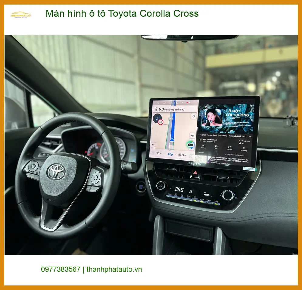 Anh Kiên lắp màn hình ô tô Toyota Corolla Cross tại Cần Giờ để nâng tầm trải nghiệm lái ảnh thực tế 4