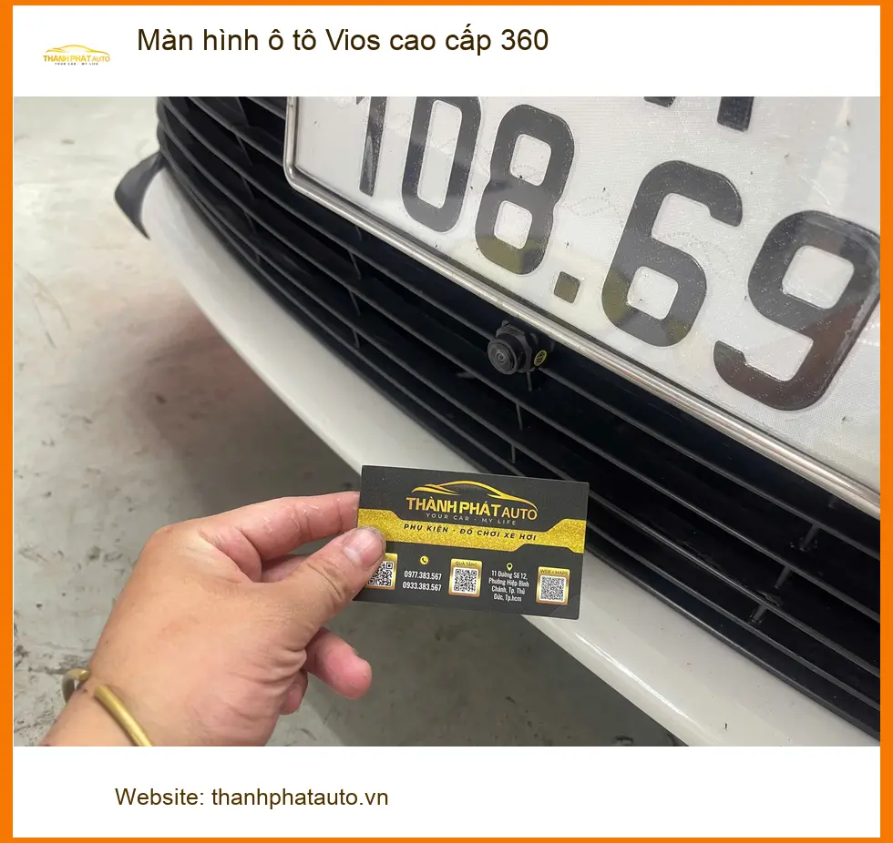 Anh Tấn lắp màn hình Vios 360 tại Quận 12 để lái xe an toàn hơn. ảnh thực tế 3
