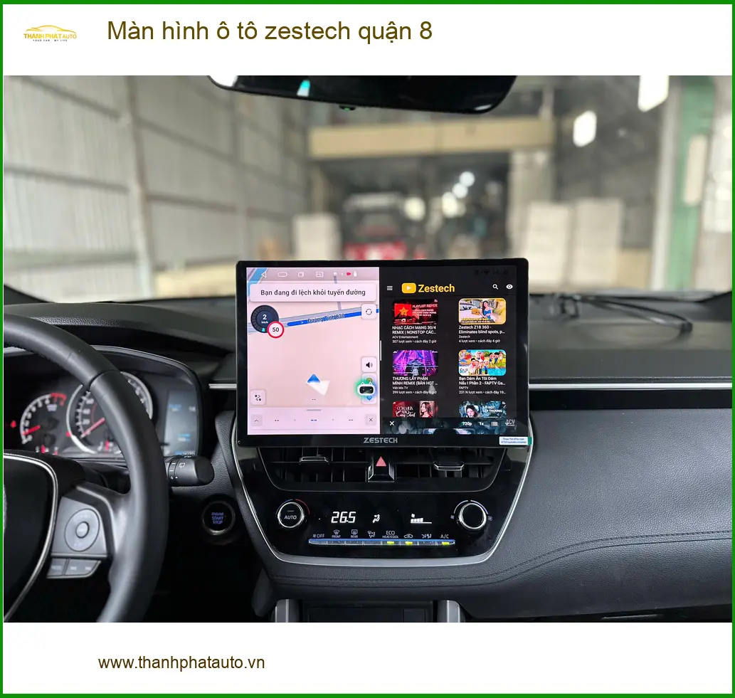 Trung Tâm Gắn Màn Hình Android Ô Tô Zestech Quận 8 - Nâng Cấp Chính Hãng ảnh thực tế 3