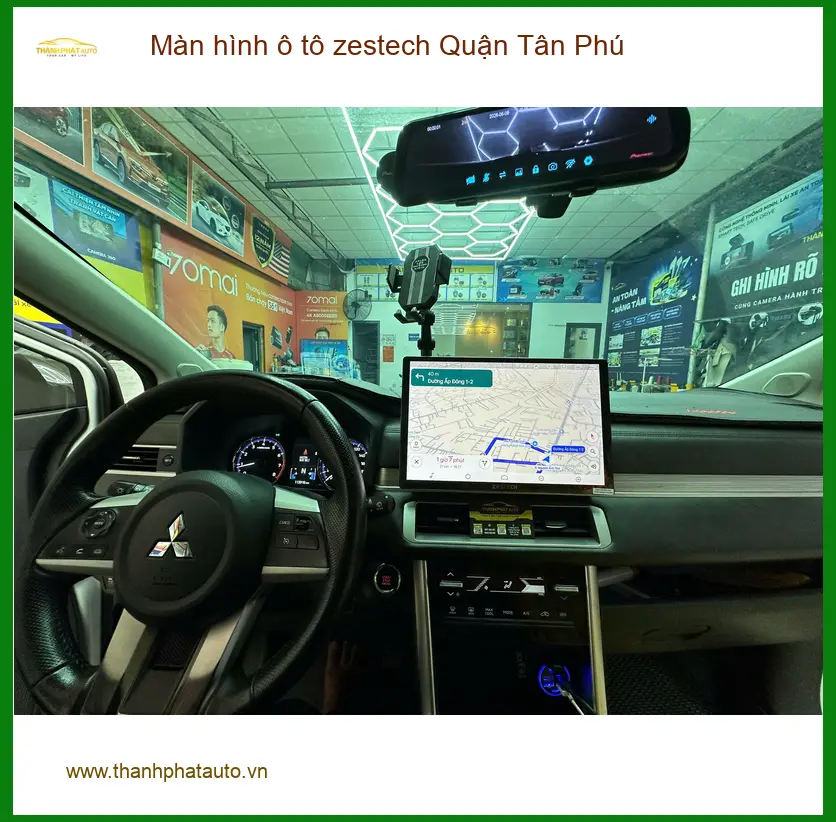 Nơi Lắp Màn Hình Android Ô Tô hình ô tô zestech Quận Tân Phú - Giá Tốt TPHCM ảnh thực tế 2