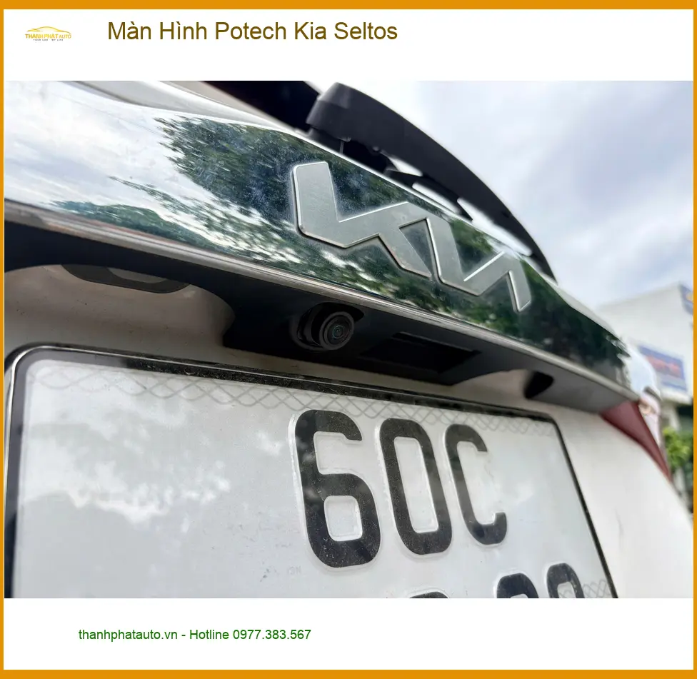 Anh Minh nâng cấp Màn Hình Potech Kia Seltos Quận 12 vì màn zin thiếu tính năng ảnh thực tế 4