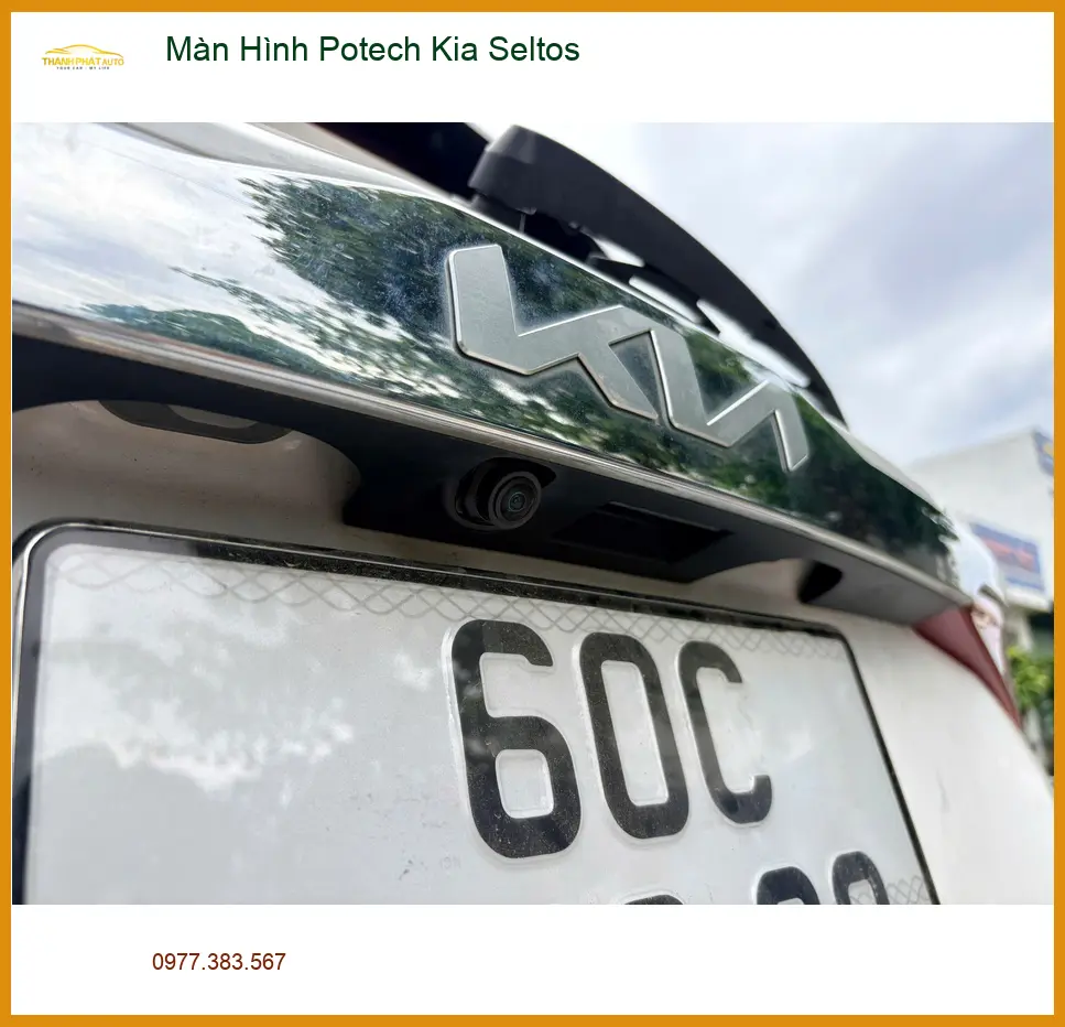 Anh Khải lắp Màn Hình Potech Kia Seltos ở Cần Giờ vì màn zin thiếu tính năng