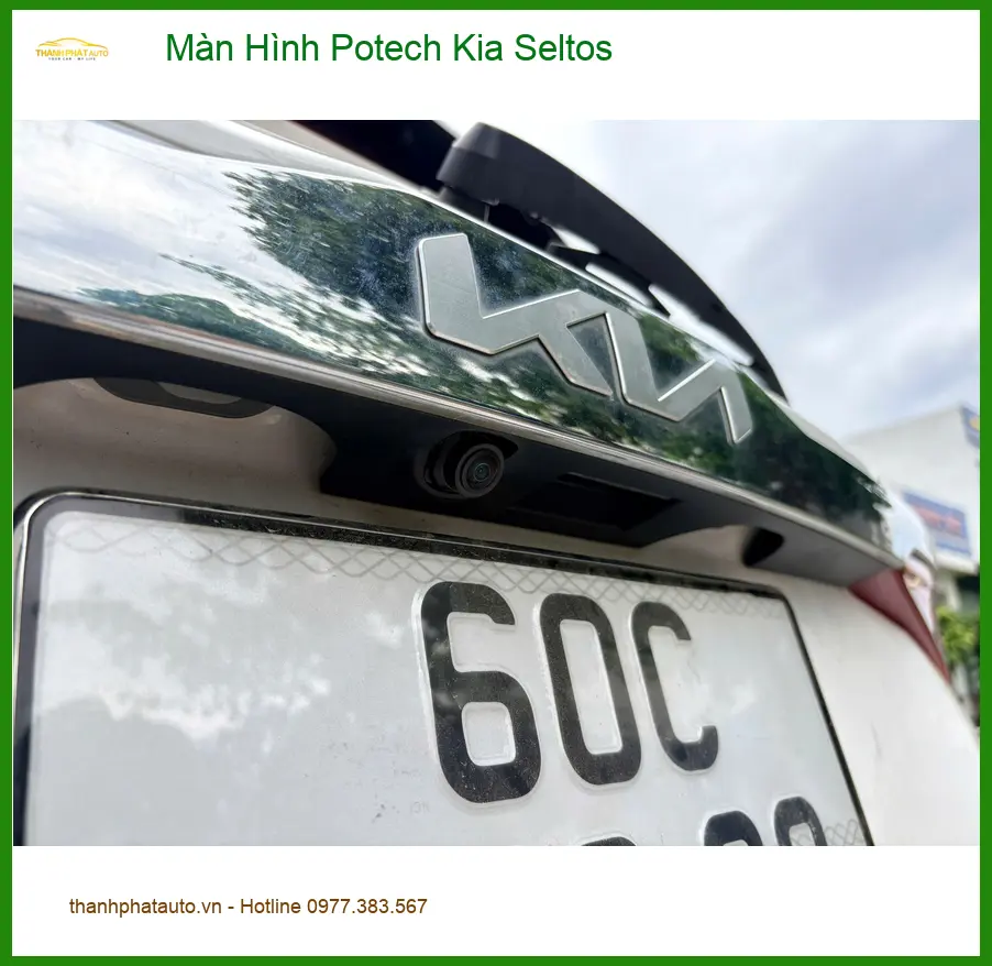 Bác Tùng lắp Màn Hình Potech cho Kia Seltos tại Củ Chi để tiện dẫn đường và giải trí trên xe