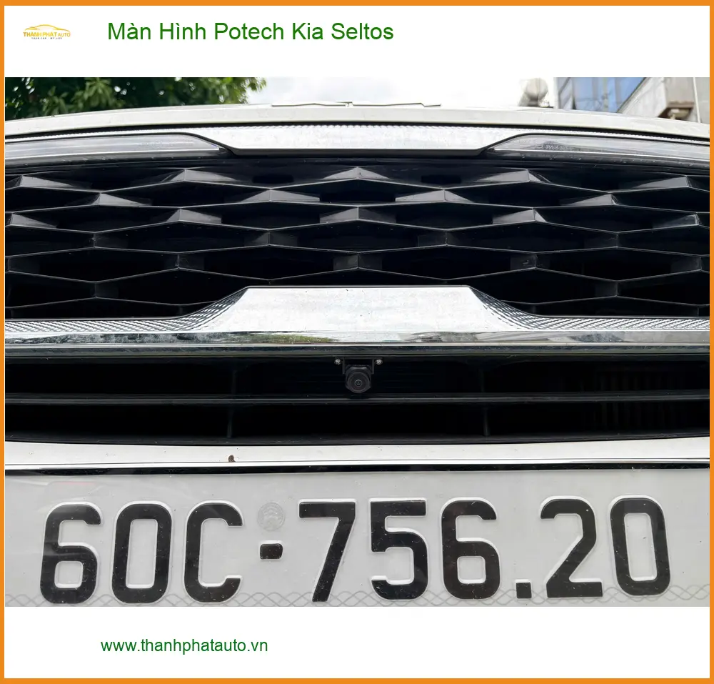 Bác Tùng lắp Màn Hình Potech cho Kia Seltos tại Củ Chi để tiện dẫn đường và giải trí trên xe ảnh thực tế 4