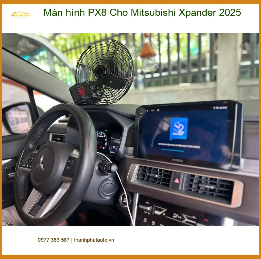 Anh Minh lắp Màn hình PX8 Mitsubishi Xpander 2025 tại Bình Tân ảnh thực tế 5