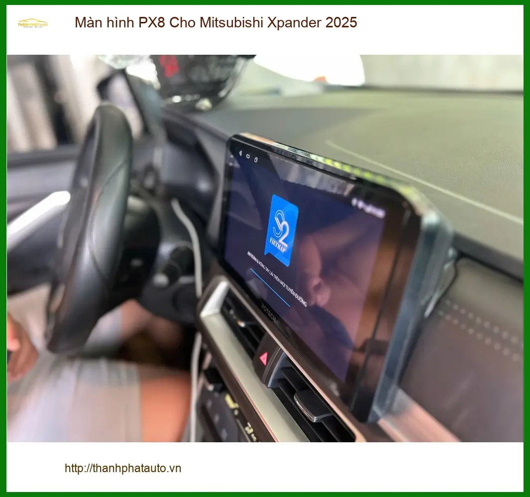 Anh Dũng lắp Màn hình PX8 Cho Mitsubishi Xpander 2025 tại Hóc Môn để nâng tầm giải trí ảnh thực tế 4