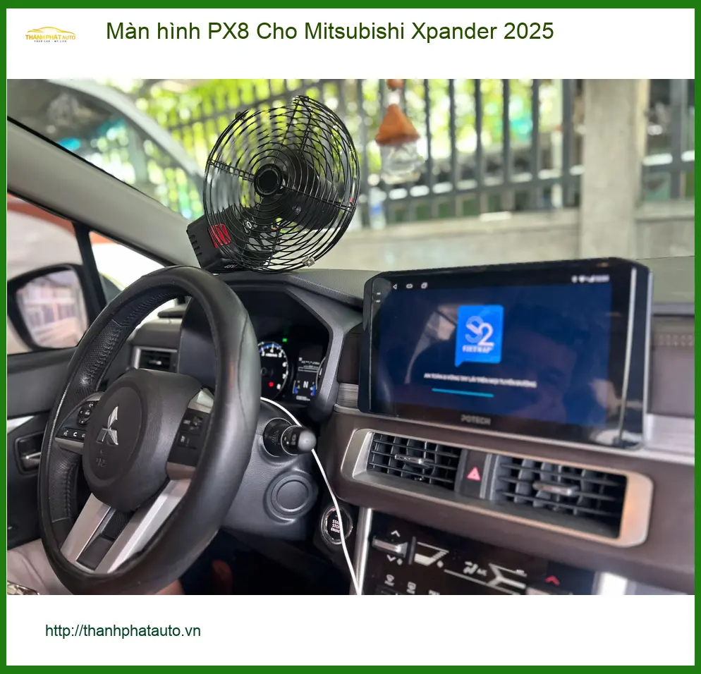 Anh Lâm nâng cấp màn hình PX8 cho Mitsubishi Xpander 2025 tại Cần Giờ để có trải nghiệm giải trí tốt hơn