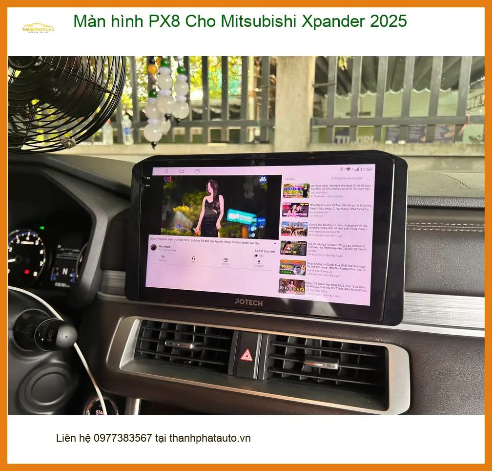 Anh Khang lắp Màn hình PX8 cho Xpander 2025 Quận 4 ảnh thực tế 4