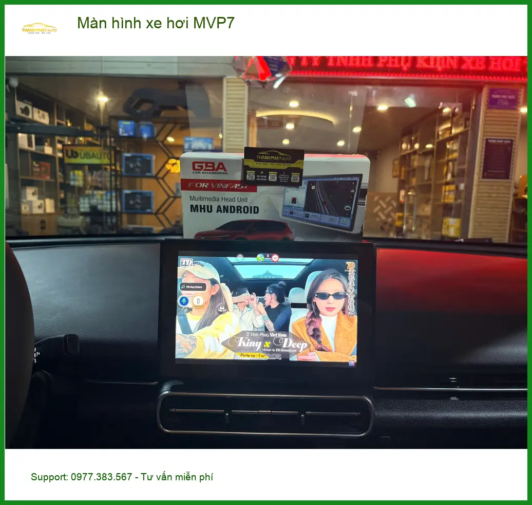 Khách Mai Anh lắp Màn hình xe hơi MVP7 cho Mazda CX5 ở Gò Vấp vì muốn giải trí