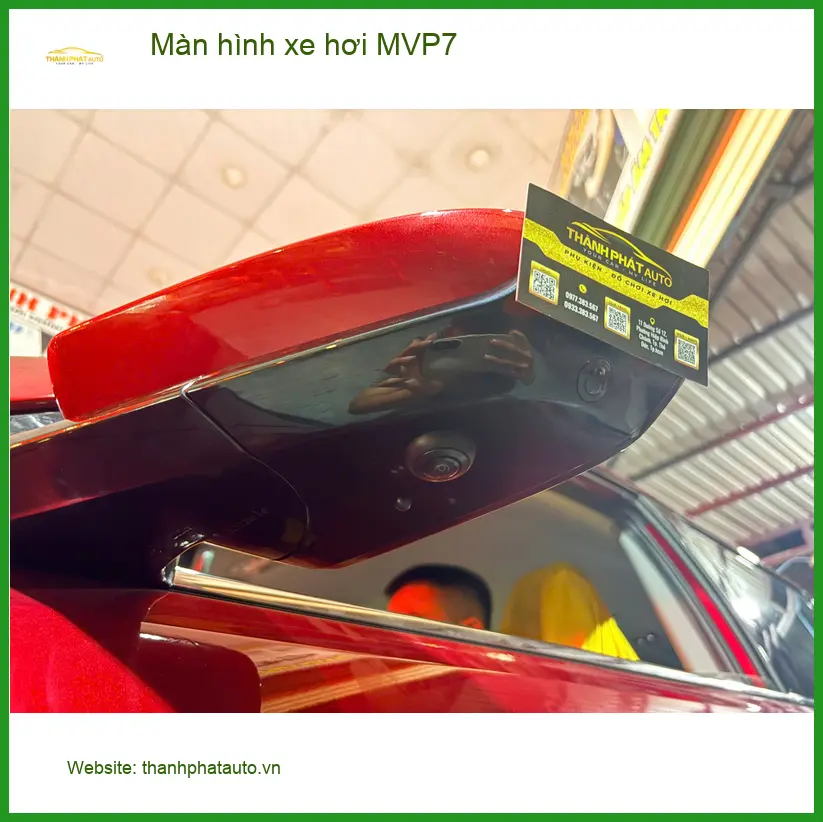 Chị Thanh lắp Màn hình xe hơi MVP7 cho Mazda CX-5 tại Quận Tân Bình vì màn zin quá cũ ảnh thực tế 3