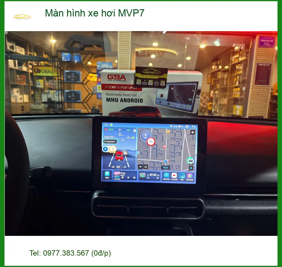Chị Thanh lắp Màn hình xe hơi MVP7 cho Mazda CX-5 tại Quận Tân Bình vì màn zin quá cũ ảnh thực tế 4